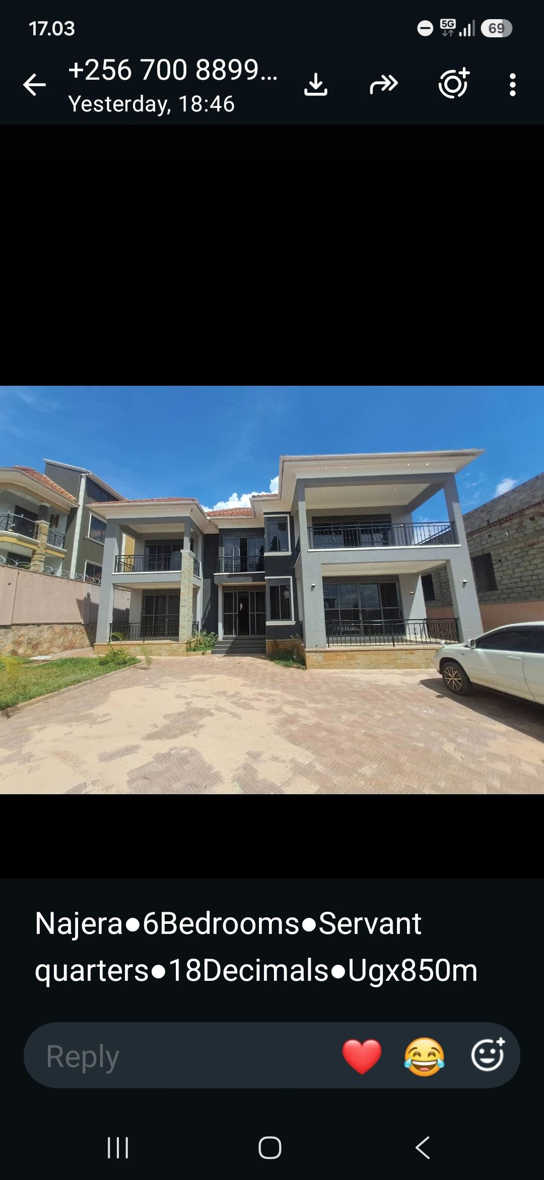 6-Bedroom Contemporary Mansion – Najjera | UGX 850,000,000 — photo 1